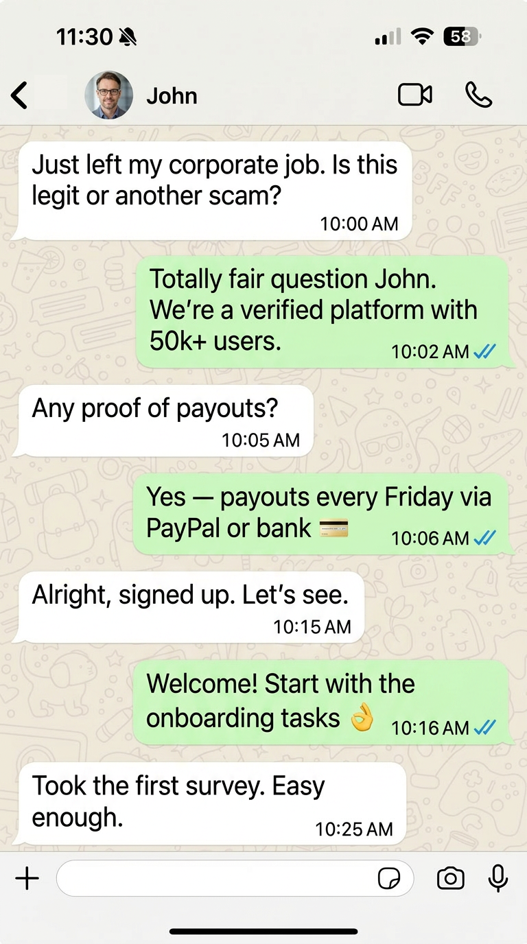 Conversation with John